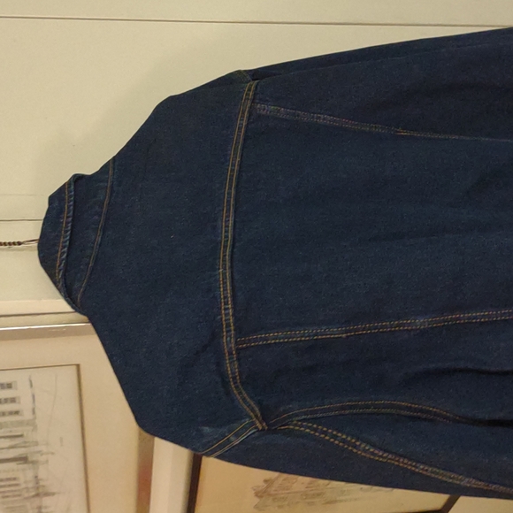 Men's lightly used condition Denim jacket sz 2x - Picture 6 of 6